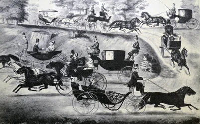 Modische Ausfahrten im Central Park